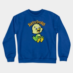 Retro Cartoon Baby Duck Crewneck Sweatshirt